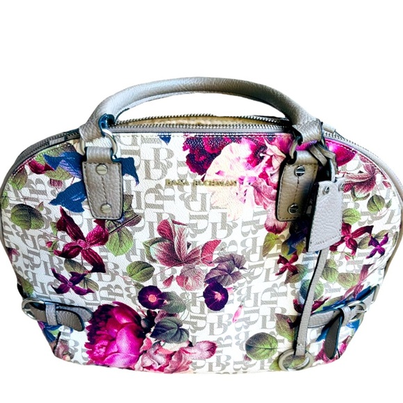 Dana Buchman Handbags - Dana Buchman Tulip Print Women’s Floral Double Side Handbag Purse